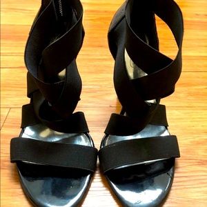 Jessica Simpson Elastic Criss-Cross Heels